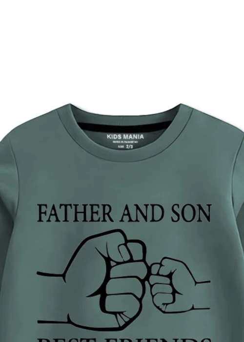 Kids Mania | Fern Green Fleece Sweatshirt - Image 3