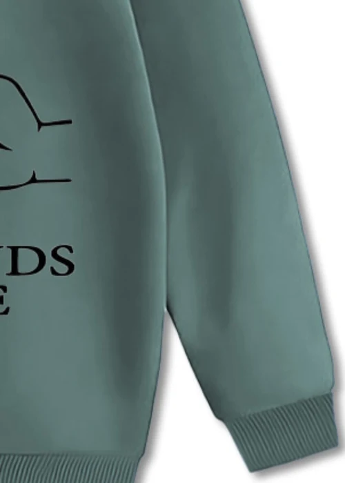 Kids Mania | Fern Green Fleece Sweatshirt - Image 2