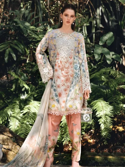 Maria B | Multi Lawn Kurta Set