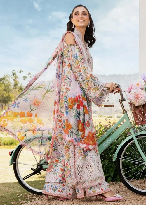 Maria B | Multi Lawn Kurta Set - Image 2
