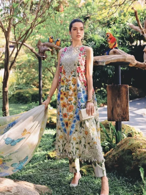 Maria B | Multi Lawn Kurta Set