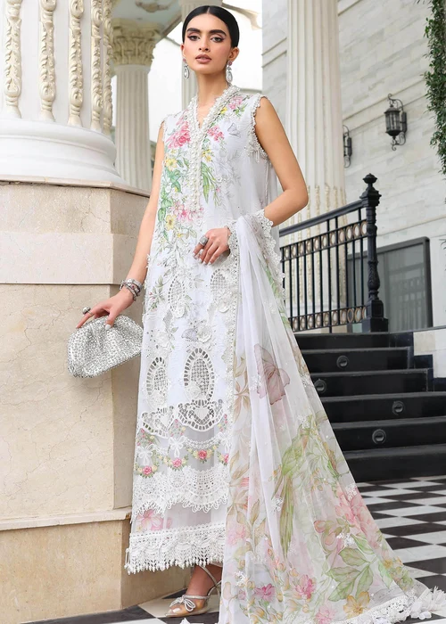 Maria B | Off-White Lawn Unstitched