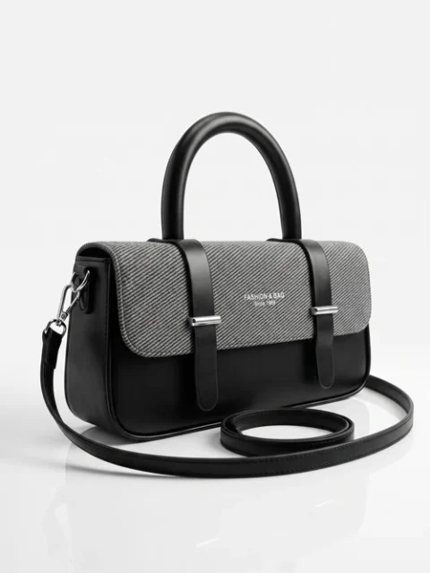 Mohagni | Jet Black PU Leather 1 Piece