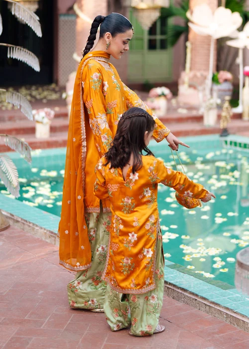 Truba | Elegant Mustard Charmuse 3 Piece Formal Suit - Image 3