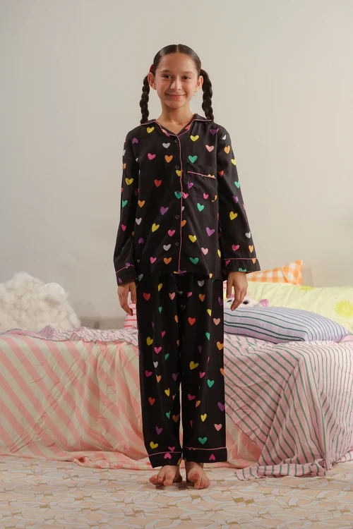 Sprinkles Dream Fireworks | Charming Black Girls' 2-Piece Night Suit