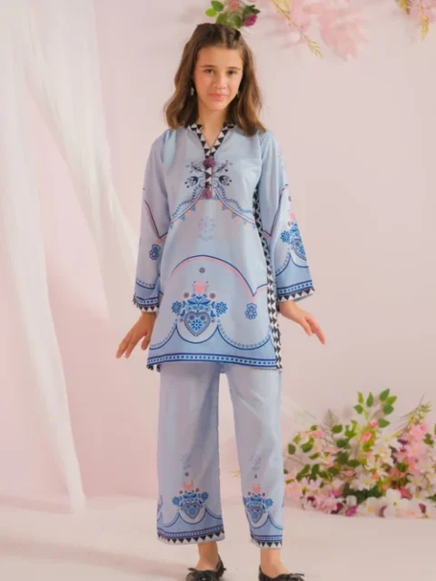Sprinkles Ice Blue 2 Piece Suit | Elegant Summer Wear
