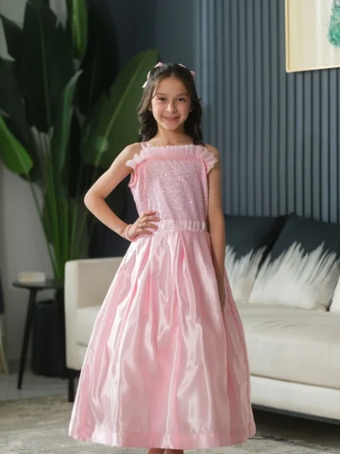 Sprinkles Light Pink 1 Piece Outfit | Elegant Chiffon Silk Style