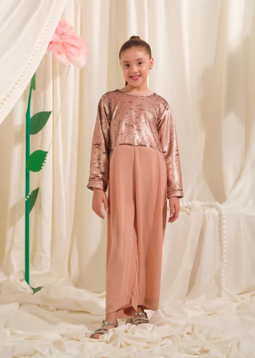 Sprinkles Multi Jumpsuit | Stunning Sequined Georgette Style