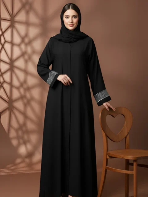 Nayyab Black Nidha Outfit | Elegant Festive Wear