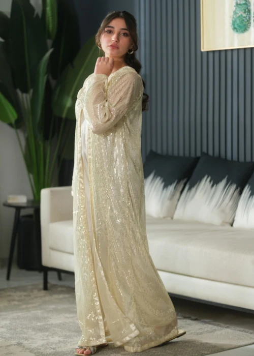 Sprinkles Ivory 2 Piece Jumpsuit Set | Elegant Sequined Style - Image 2