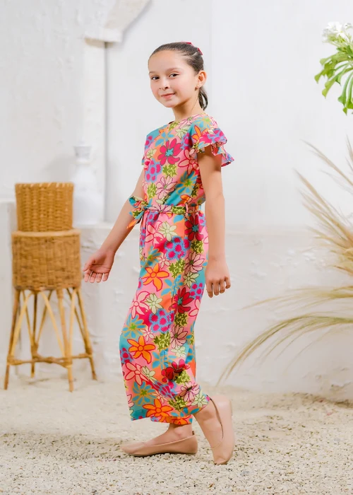 Sprinkles Rainbow Garden Jumpsuit | Stunning Floral Style - Image 4